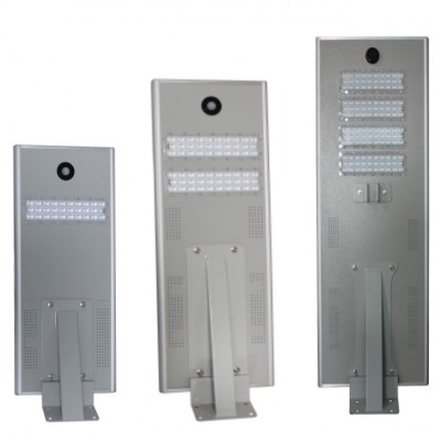 IP66 Outdoor Road Pole Lamp Integrated All in One Solar Power motion  sensor LED Solar Street Light